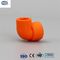 Oranje PPR-buizen Fittingen Kunststof compressieverminderende buiselleboog 45 90 graden